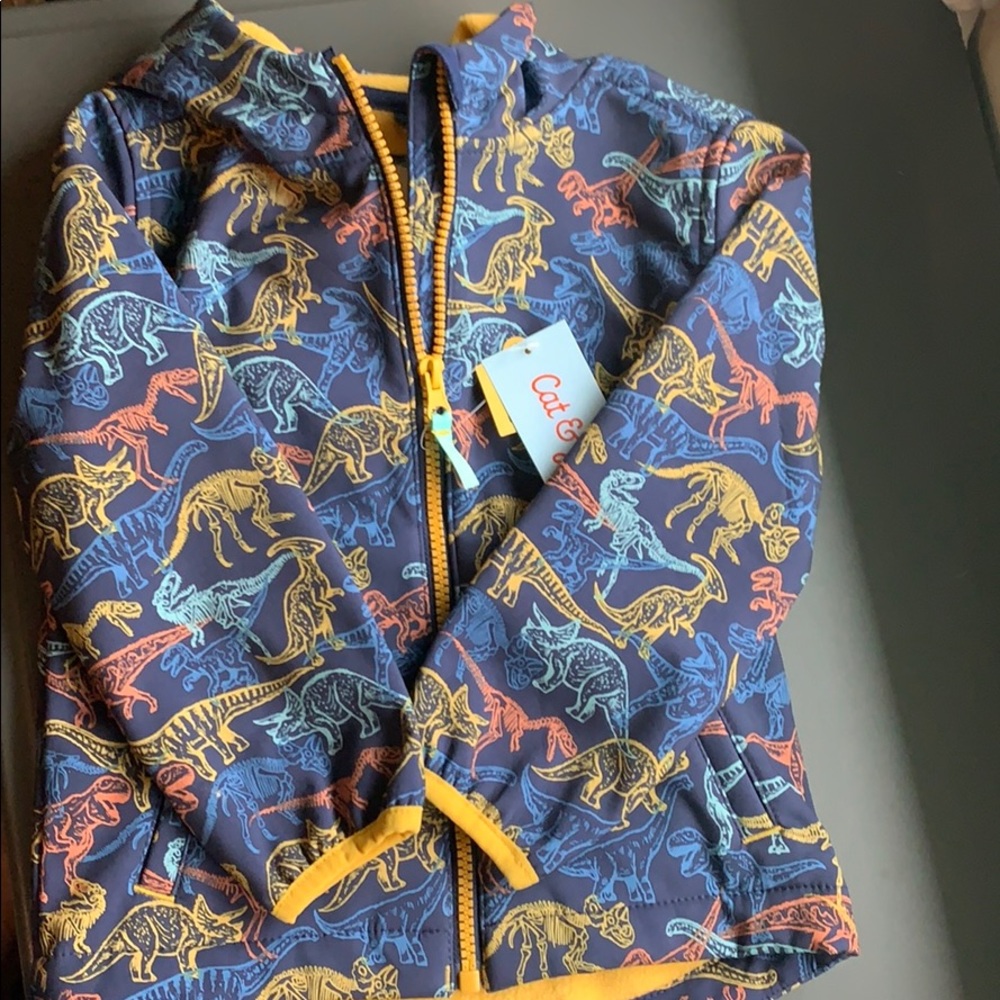 Cat and Jack Dino Rain Jacket- Boy/Girl
